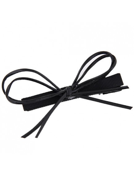 RAR3058 - Aksesoris Rambut Hairpin Bow Black