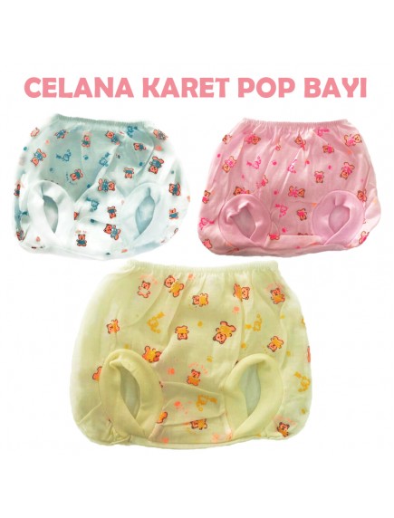 KA0121W - Celana POP Karet Bayi Fashion Cute Bear