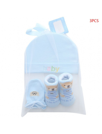 KA0161W - Premium Gift Set Topi, Sarung Tangan, Kaus Kaki Bayi Newborn