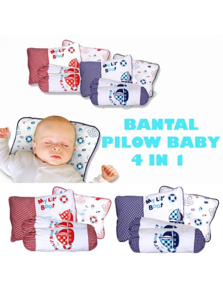 KB0014W - Baby Gift Pillow Set Bantal 4 in 1 