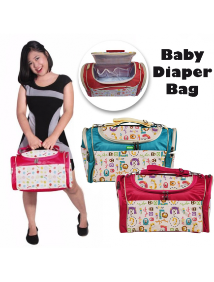 KB0029W - Travelling Diaper Bag Tas Perlengkapan Bayi Karakter