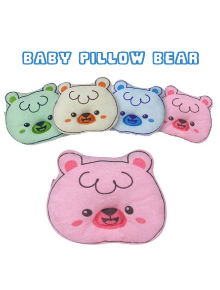 KB0038W - Bantal Bayi Baby Pillow Bear