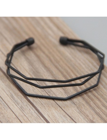 RGB1019W - Gelang Korean Metal Layer Bracelet