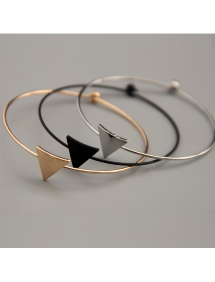 RGB1020W - Gelang Korean Triangular Layer Bracelet