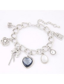 RGB4512 - Aksesoris Gelang Chain Heart