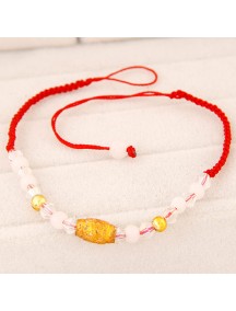 RGB4906 - Aksesoris Gelang Lucky String Beads