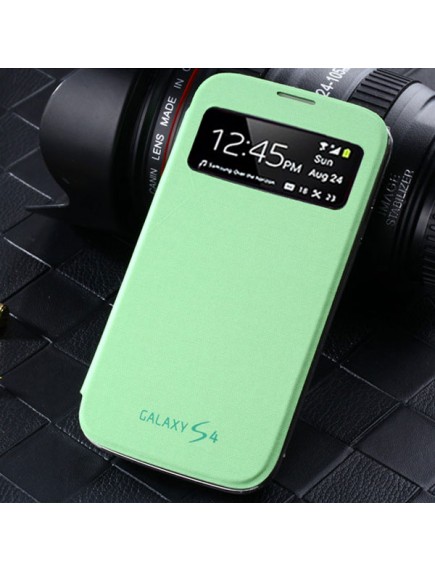 HO1409 - Window Flip Case Galaxy S4 (Green)