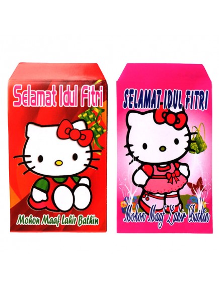 HO5109 - Amplop Idul Fitri Hello Kitty isi 10 pc 