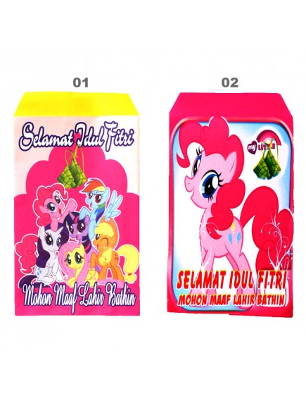 HO5110 - Amplop Idul Fitri Little Pony isi 10 pc 