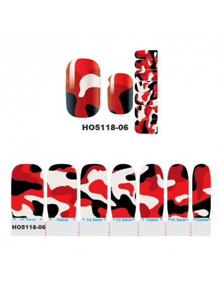 HO5118 - Nail Sticker Kuku Decals Fashion
