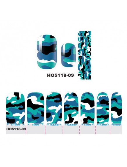 HO5118 - Nail Sticker Kuku Decals Fashion