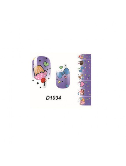 HO5119 - Nail Sticker Kuku Decals Fashion