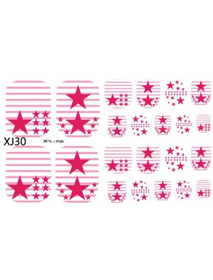 HO5125 - Toe Nail Sticker Kuku Kaki Glitter