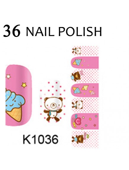 HO5207W - Nail Sticker Fashion