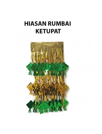 HO2473W - Banner Hiasan Rumbai Ornament/Hiasan Idul Fitri