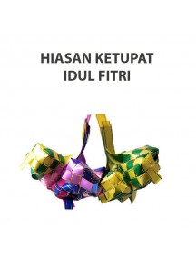 HO2484W - Ornament/Hiasan Ketupat Idul Fitri (Large)