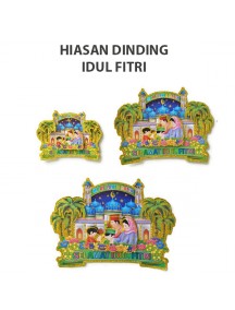 HO2487C - Ornament/Hiasan Dinding 3D Idul Fitri (Large)