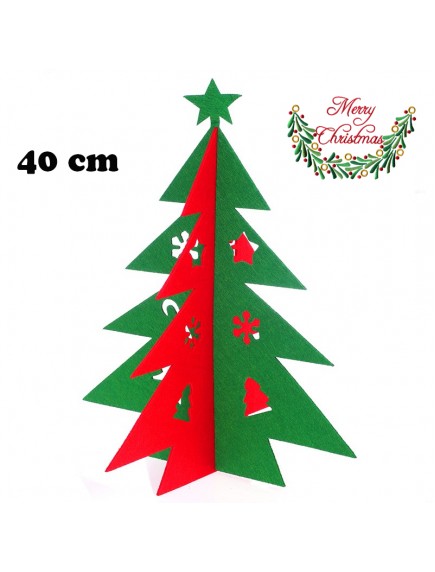 HO5379 - Christmas Decoration Table Top Tree Non Woven Star (40 cm)