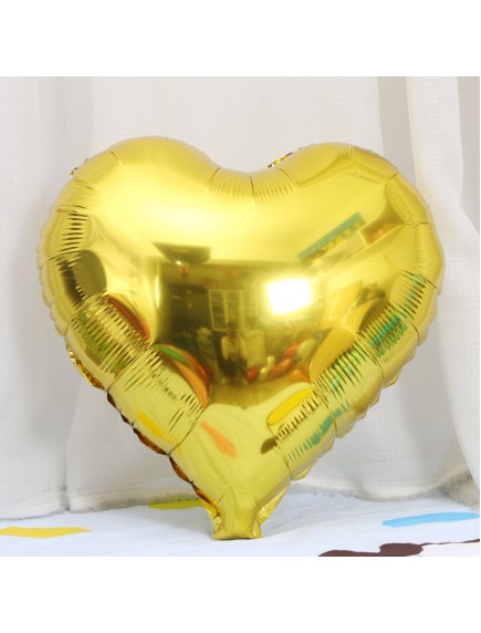 HO5435W - Heart Balloon Foil Balon Cinta Heart Nitrogen/Helium 18"