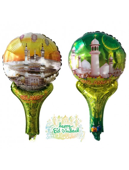 HO5462 - Hiasan Balon Foil Pentungan Hari Raya Ornament Idul Fitri 