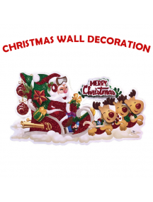 HO5496 - Dekorasi Natal Tempelan Dinding Merry Christmas Wall Sticker #2