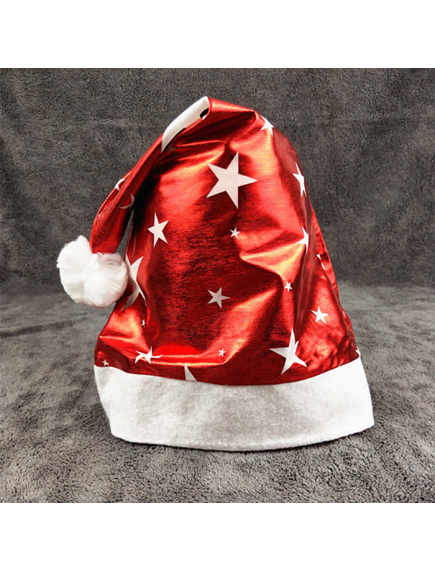 HO5555 - Aksesoris Topi Natal Five Star Christmas Hat