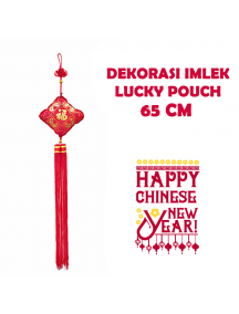 HO5668 - Hiasan Dekorasi Imlek Chinese New Year Gantungan Luck (65 cm)