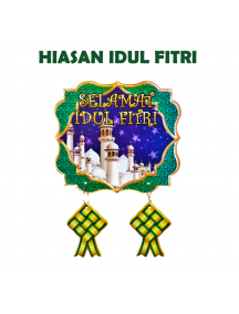HO5711 - Dekorasi Hiasan Idul Fitri Tempelan Selamat Idul Fitri