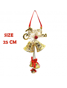 HO5744 - Christmas Dekorasi Ornament Pohon Natal Hanging Bell (20 CM)