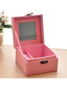 HO1652 - Kotak Perhiasan Fashion (PINK MUDA)