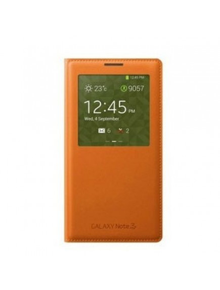 HO1865 - Sarung Case Samsung Note 3 (Orange)  #A1