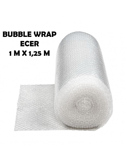 KF1001 - Bubble Wrap Packing Murah Bening Transparant Ecer 1m x 1,25m