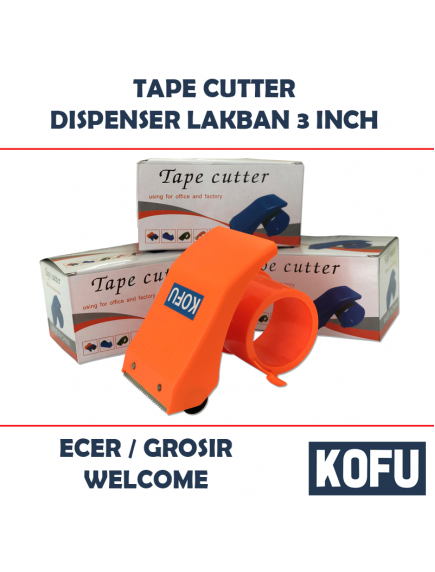 KF1013 - Tape Cutter / Dispenser Lakban / Pemotong Lakban 3" Kofu
