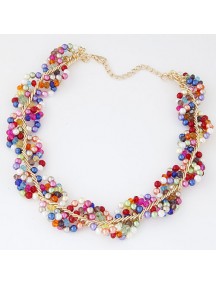 RKL7051 - Aksesoris Kalung Collar Pearl Crystal