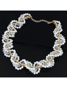 RKL7054 - Aksesoris Kalung Collar Pearl Crystal