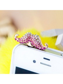 HO4439 - Plugin Diamond Mustache ( Pink )