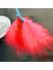 HO4449G - Plugin Double Feather ( Merah )
