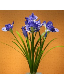 HF1051 - Bunga Dekorasi Biru Simbol Keindahan