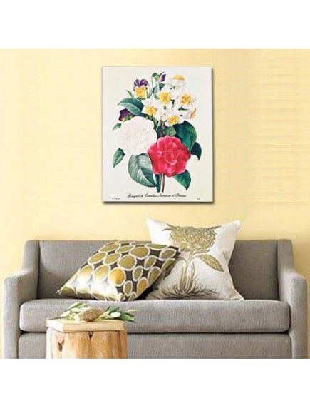 HF1130 - Lukisan Dekorasi Bunga