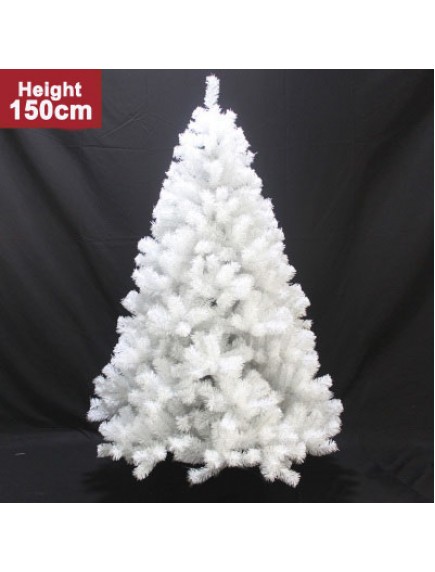 PHO2754 - Pohon Natal White Christmas Tree Alaska Snow (Tinggi 150cm)