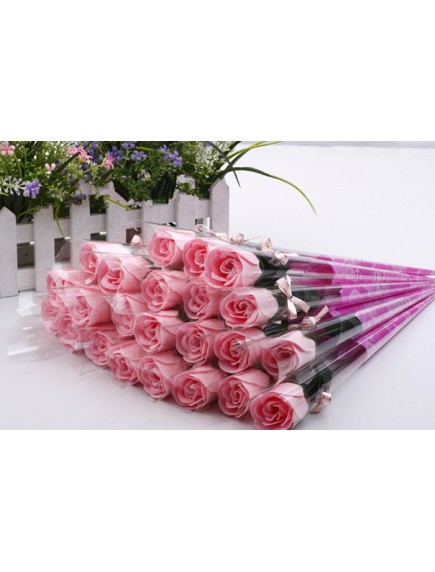 HO3081 - Rose Soap Valentine Gift (Pink)