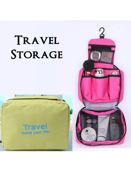 WA2673D - Storage Multifungsi Travel Portable Bag (Hijau)